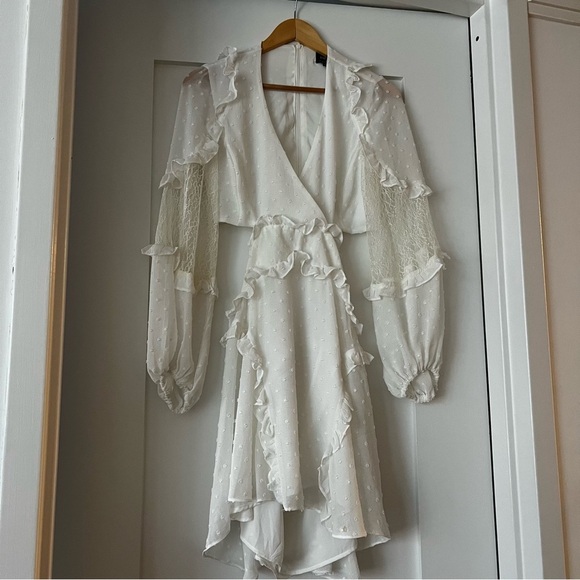 Bardot Ziggy White Lace Dress 6 - Picture 2 of 3